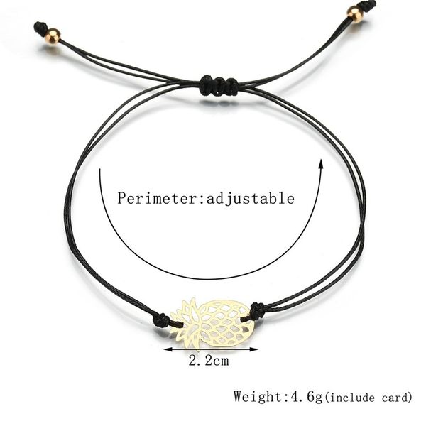 charm bracelets make a pineapple shaped charm bracelet with gift card for women gold fruit white black red pink string rope wrap banglejewe, Golden;silver
charm bracelets make a pineapple shaped charm bracelet with gift card for women gold fruit white black red pink string rope wrap banglejewe, Golden;silver