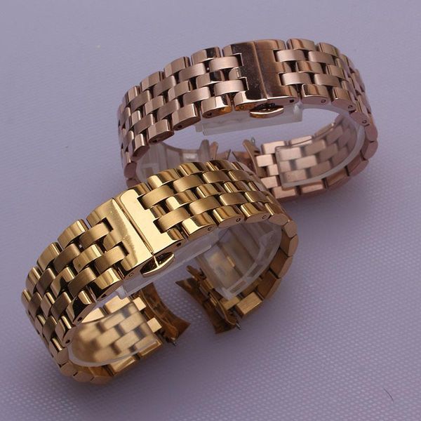 watch bands 16mm 18mm 20mm 22mm 24mm solid links curved end watchbands gold rosegold steel band bracelet polished and matte stainless, Black;brown
watch bands 16mm 18mm 20mm 22mm 24mm solid links curved end watchbands gold rosegold steel band bracelet polished and matte stainless, Black;brown