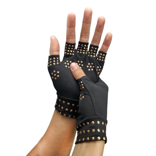 wrist support 1 pair magnetic therapy anti arthritis fingerless gloves health compression men women hand pain relief, Black;red
wrist support 1 pair magnetic therapy anti arthritis fingerless gloves health compression men women hand pain relief, Black;red