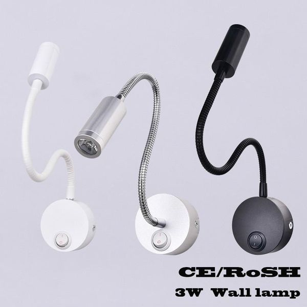 wall lamps 3w led hoses lamp flexible home el bedside reading light modern fashion book lights aluminum bulbs ac 110v/220v
wall lamps 3w led hoses lamp flexible home el bedside reading light modern fashion book lights aluminum bulbs ac 110v/220v