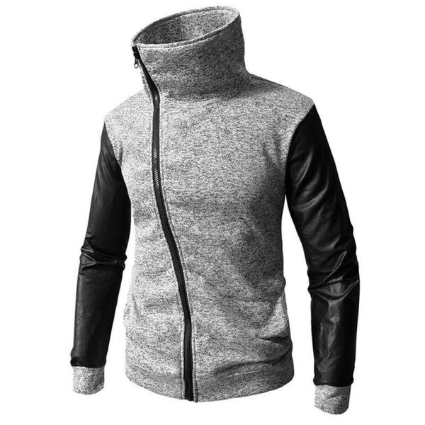 men's hoodies & sweatshirts mens full zipper up clothes asymmetry collar coat color patchwork fashion 2021 casual sweatshirt men, Black
men's hoodies & sweatshirts mens full zipper up clothes asymmetry collar coat color patchwork fashion 2021 casual sweatshirt men, Black
