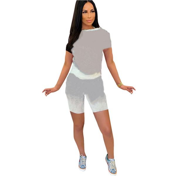 women jogger suits summer gradient tracksuits short sleeve t shirts+shorts 2 pcs set plus size s-2xl outfits casual letters sportswear runni, Gray
women jogger suits summer gradient tracksuits short sleeve t shirts+shorts 2 pcs set plus size s-2xl outfits casual letters sportswear runni, Gray