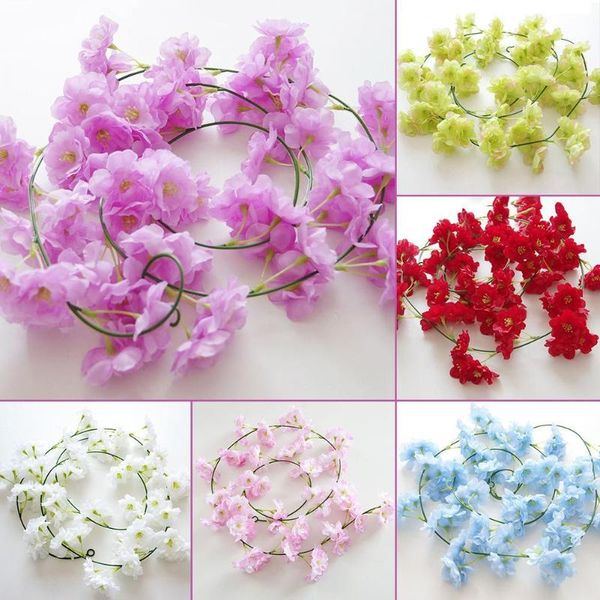 200cm sakura cherry rattan wedding arch decoration vine artificial flower home party wall hanging wreath decorative flowers & wreaths
200cm sakura cherry rattan wedding arch decoration vine artificial flower home party wall hanging wreath decorative flowers & wreaths