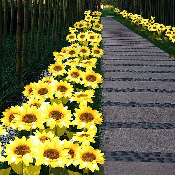 decorative flowers & wreaths sunflower style solar light led lawn for outdoor garden courtyard powerful lamps night 2
decorative flowers & wreaths sunflower style solar light led lawn for outdoor garden courtyard powerful lamps night 2