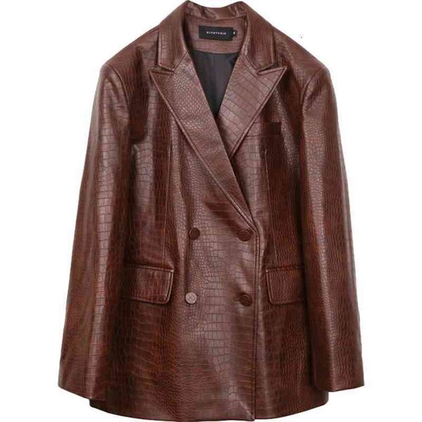 women's jackets women fashion pu leather jacket vintage brown alligator pattern loose coat spring autumn female outerwea eokn, Black;brown
women's jackets women fashion pu leather jacket vintage brown alligator pattern loose coat spring autumn female outerwea eokn, Black;brown