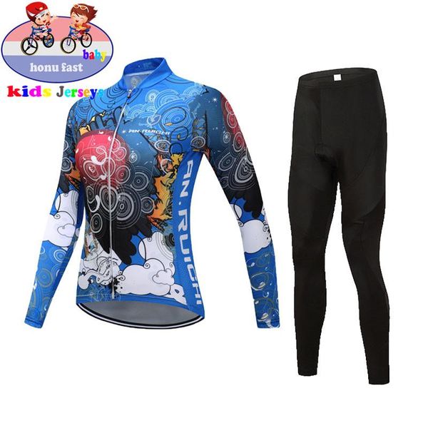 racing sets cycling jersey 2021 bicycle spring autumn children long sleeve quick drying kids clothing ropa ciclismo, Black;blue
racing sets cycling jersey 2021 bicycle spring autumn children long sleeve quick drying kids clothing ropa ciclismo, Black;blue