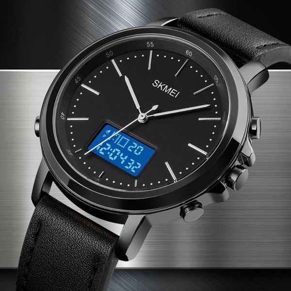 wristwatches 2021 men minimalism sports watches electronic men's watch clock brand business vintage leather band digital wristwatch mal, Slivery;brown
wristwatches 2021 men minimalism sports watches electronic men's watch clock brand business vintage leather band digital wristwatch mal, Slivery;brown