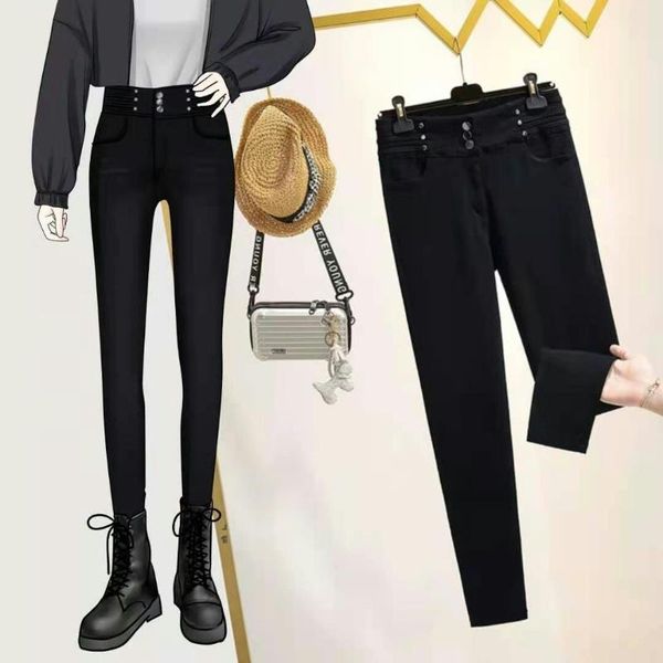 women's pants & capris 2021 fat sister trendy autumn elastic high waist are thin and versatile small leg, Black;white
women's pants & capris 2021 fat sister trendy autumn elastic high waist are thin and versatile small leg, Black;white