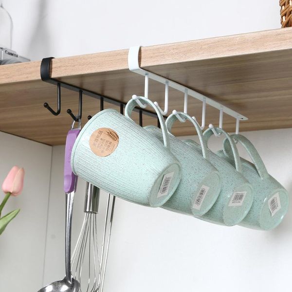 hooks & rails kitchen cupboard 6 metal under shelf storage rack holder mug cup hanging organizer closet glass
hooks & rails kitchen cupboard 6 metal under shelf storage rack holder mug cup hanging organizer closet glass