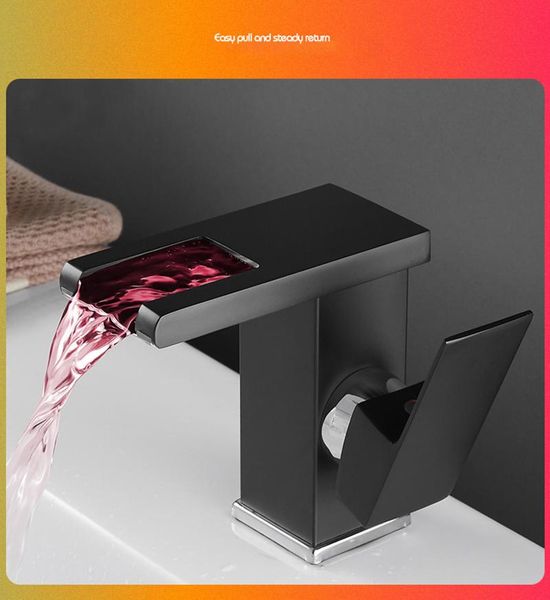 bathroom sink faucets luminous waterfall copper faucet washbasin above counter basin cabinet and cold led black
bathroom sink faucets luminous waterfall copper faucet washbasin above counter basin cabinet and cold led black