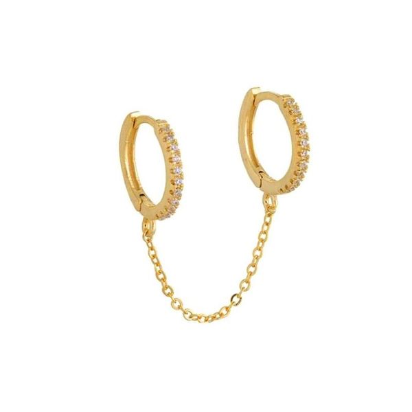 hoop & huggie single european and american earrings for women inlaid zircon chain tassels fashion personality trend creativity jewelry, Golden;silver
hoop & huggie single european and american earrings for women inlaid zircon chain tassels fashion personality trend creativity jewelry, Golden;silver