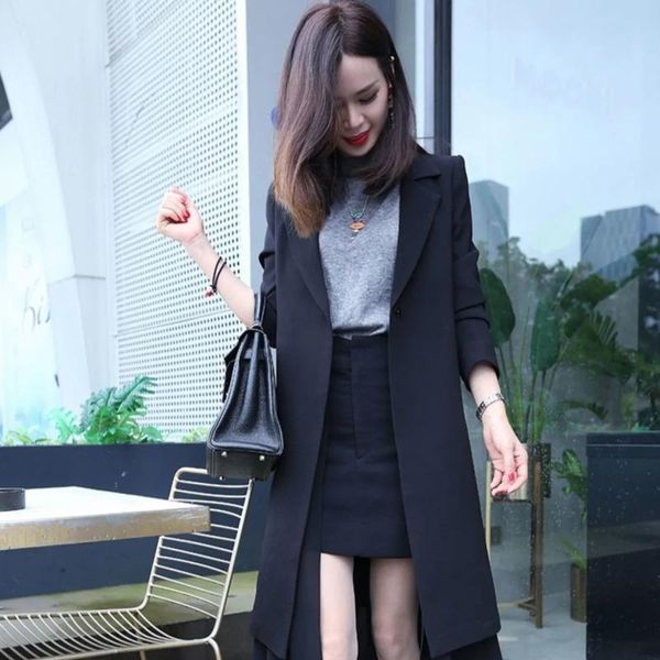 women's suits & blazers spring autumn coats women suit plus size long sleeve jackets casual slim windbreaker conjuntos casaco femme, White;black
women's suits & blazers spring autumn coats women suit plus size long sleeve jackets casual slim windbreaker conjuntos casaco femme, White;black