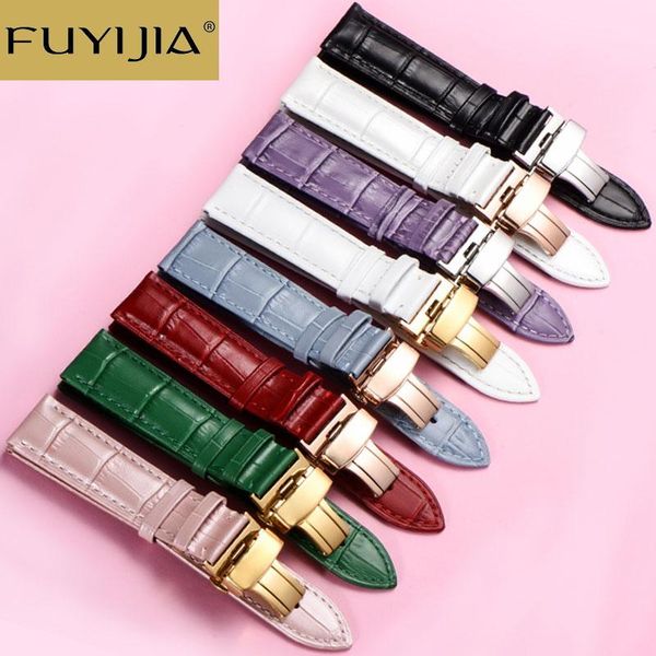 watch bands crocodile pattern cowhide watchbands stainless steel butterfly buckle genuine leather strap 12mm~24mm band 20mm, Black;brown
watch bands crocodile pattern cowhide watchbands stainless steel butterfly buckle genuine leather strap 12mm~24mm band 20mm, Black;brown