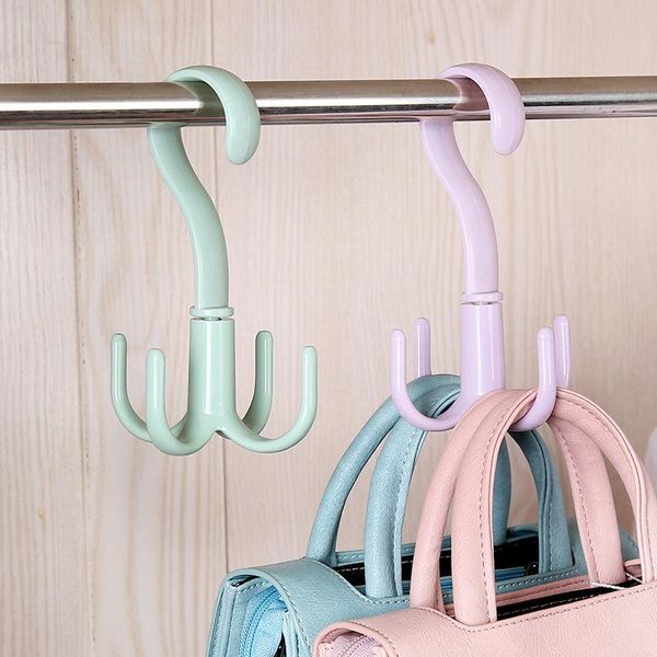 hangers & racks 5 pce indoor swivel hook multifunctional wardrobe bag plastic four-claw coat for tie scarf silk shoes 15.5*9.5cm
hangers & racks 5 pce indoor swivel hook multifunctional wardrobe bag plastic four-claw coat for tie scarf silk shoes 15.5*9.5cm