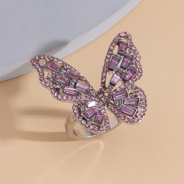 wedding rings simple rhinestone butterfly ring vintage pink gold finger party for women bridal fashion jewelry engagement, Slivery;golden
wedding rings simple rhinestone butterfly ring vintage pink gold finger party for women bridal fashion jewelry engagement, Slivery;golden