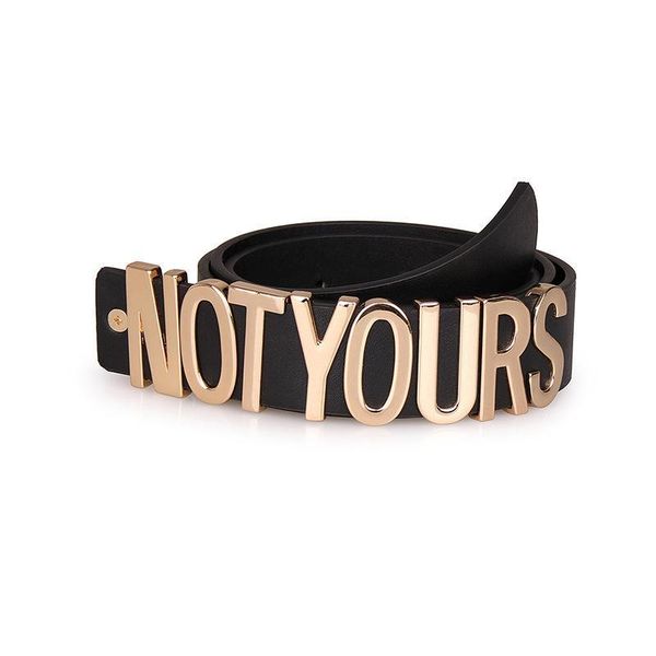 trje women's black belt with letters gold metal buckle casual jeans waist belt with hole designer style femal dress waistbelt, Black;brown
trje women's black belt with letters gold metal buckle casual jeans waist belt with hole designer style femal dress waistbelt, Black;brown