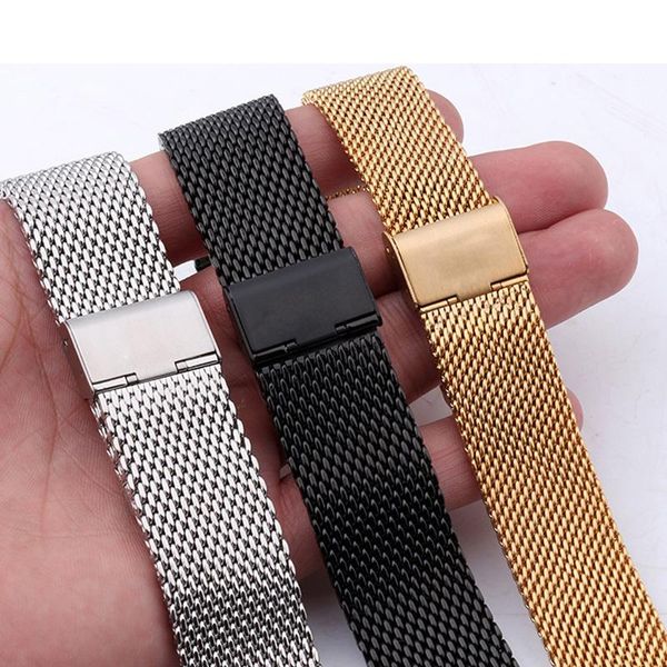 watch bands 2021 arrival fashion milanese stainless steel watchband 18mm 20mm 22mm 24mm universal metal band ., Black;brown
watch bands 2021 arrival fashion milanese stainless steel watchband 18mm 20mm 22mm 24mm universal metal band ., Black;brown