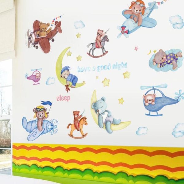 wall stickers happy sailing good night bear children's room entrance cabinet wardrobe classroom bedside decoration
wall stickers happy sailing good night bear children's room entrance cabinet wardrobe classroom bedside decoration