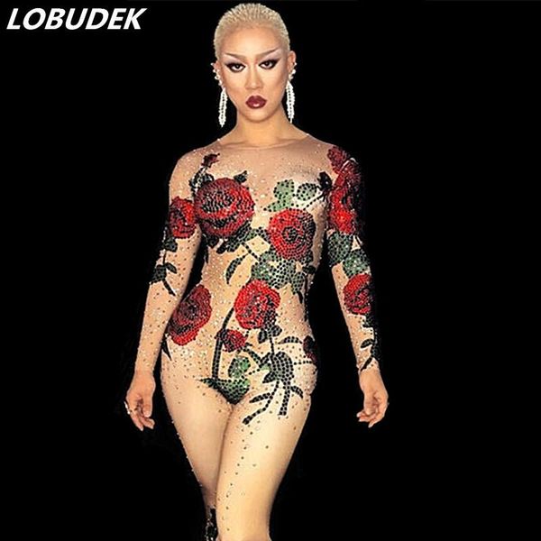 women's jumpsuits & rompers 3d flower print elastic jumpsuit nightclub bar party celebration women stage outfit valentine's day fe, Black;white
women's jumpsuits & rompers 3d flower print elastic jumpsuit nightclub bar party celebration women stage outfit valentine's day fe, Black;white