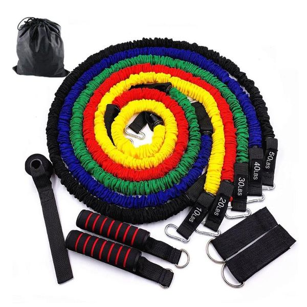 resistance bands 11 pcs/set latex yoga training pull rope gym elastic muscle strength expander for fitness access
resistance bands 11 pcs/set latex yoga training pull rope gym elastic muscle strength expander for fitness access