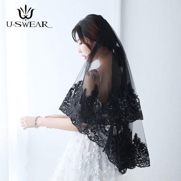 bridal veils retro gothic sequin lace muslim bride veil black tulle dress women 1 layer short wedding
bridal veils retro gothic sequin lace muslim bride veil black tulle dress women 1 layer short wedding