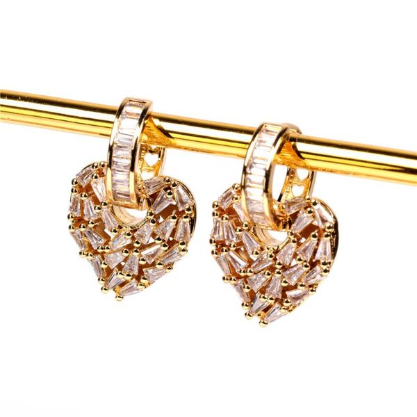 hoop & huggie eyika luxury exquisite inlaid zircon hollow love heart earrings korea fashion gold color women jewelry valentine's day gi, Golden;silver
hoop & huggie eyika luxury exquisite inlaid zircon hollow love heart earrings korea fashion gold color women jewelry valentine's day gi, Golden;silver