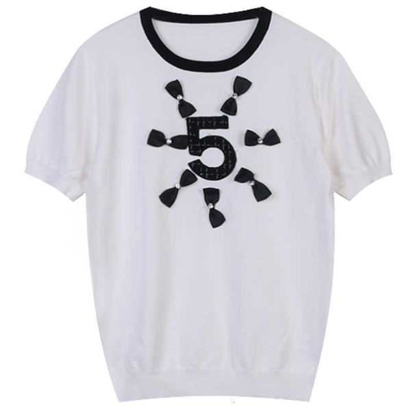 women's t-shirt casual fashion bow embroidered o-neck black white patchwork knit tee oversize brand design luxury women clothes ja9i
women's t-shirt casual fashion bow embroidered o-neck black white patchwork knit tee oversize brand design luxury women clothes ja9i