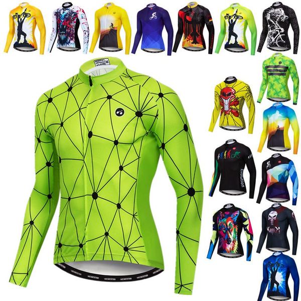 racing jackets weimostar green men's cycling jersey long sleeve bicycle wear clothes mountain bike jacket male, Black;red
racing jackets weimostar green men's cycling jersey long sleeve bicycle wear clothes mountain bike jacket male, Black;red