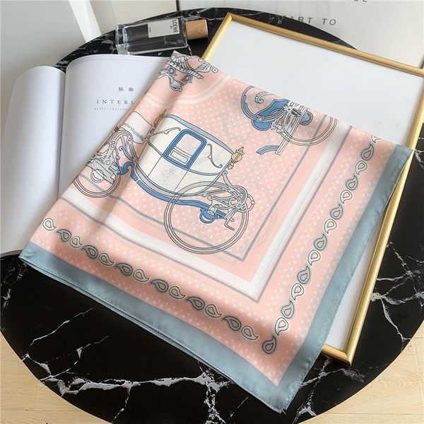 scarves 2021 fashion silk square scarf for women 70cm satin neck hair tie band bag warp soft neckerchief hijabs head female foulard, Blue;gray
scarves 2021 fashion silk square scarf for women 70cm satin neck hair tie band bag warp soft neckerchief hijabs head female foulard, Blue;gray