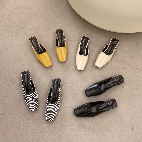 square toe zebra pattern women mules geometric kitten heel outdoor slippers elegant ladies slides shoes, Black
square toe zebra pattern women mules geometric kitten heel outdoor slippers elegant ladies slides shoes, Black