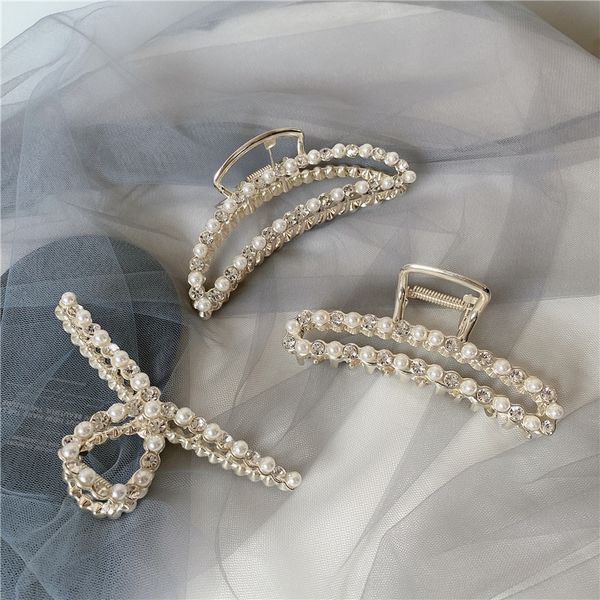 mYp south korean pearl flash barrettes drill side girl hair clips back pearl dressof head large hair headdress clip, Golden;silver
mYp south korean pearl flash barrettes drill side girl hair clips back pearl dressof head large hair headdress clip, Golden;silver