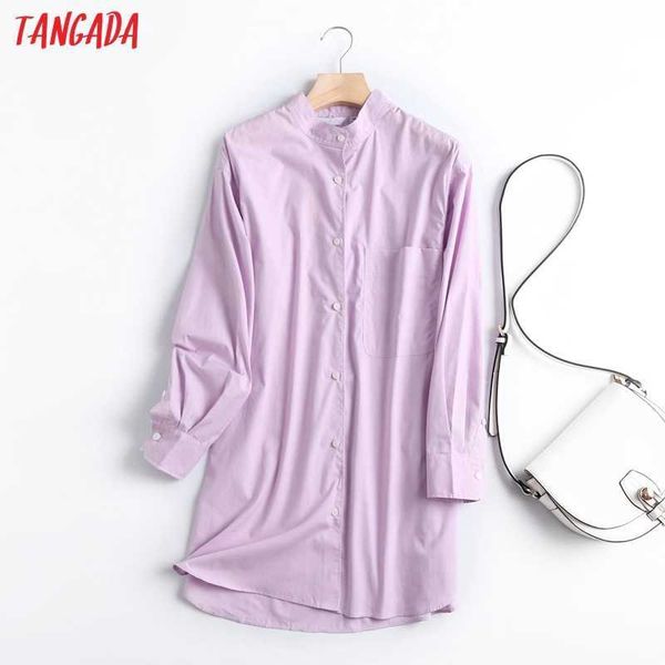 tangada women purple long shirts long sleeve solid elegant office ladies work wear blouses 2e17 210609, White
tangada women purple long shirts long sleeve solid elegant office ladies work wear blouses 2e17 210609, White