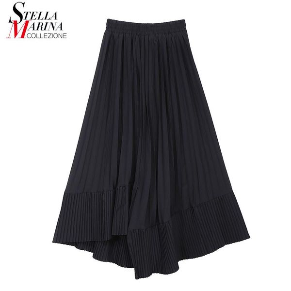 skirts * solid black woman summer causal style elastic waist skirt midi calf length ladies unique robe femme lmj914
skirts * solid black woman summer causal style elastic waist skirt midi calf length ladies unique robe femme lmj914
