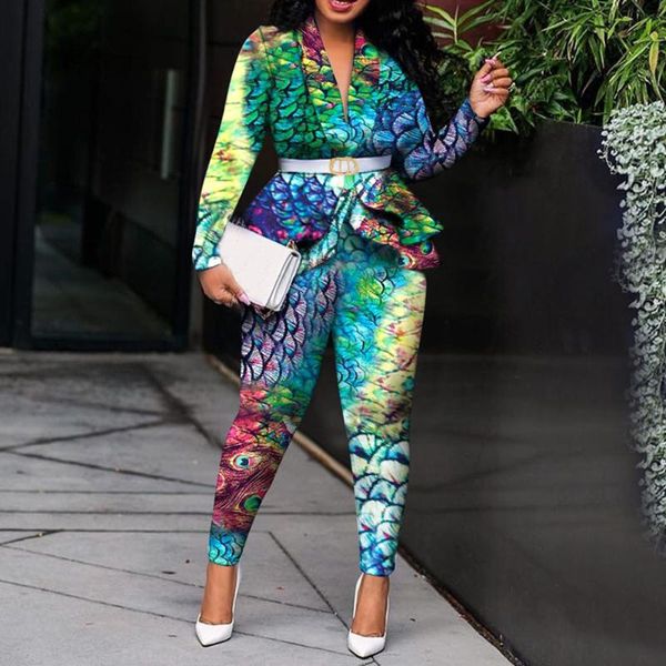 two piece sets 2021 african women tracksuit leopard print high waist ruffle and pants womens outfits casual female look women's, White
two piece sets 2021 african women tracksuit leopard print high waist ruffle and pants womens outfits casual female look women's, White