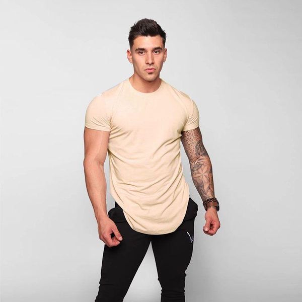 running jerseys men fitness t-shirt summer european american gym clothes solid color short-sleeved self-cultivation training sports top, Black;blue
running jerseys men fitness t-shirt summer european american gym clothes solid color short-sleeved self-cultivation training sports top, Black;blue