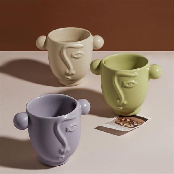mugs creative face cup personality trend ceramic office breakfast drink water large-capacity mug
mugs creative face cup personality trend ceramic office breakfast drink water large-capacity mug