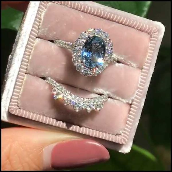 wedding rings fashion white/blue rhinestones crystal bridal engagement jewelry accessories vintage statement women set, Slivery;golden
wedding rings fashion white/blue rhinestones crystal bridal engagement jewelry accessories vintage statement women set, Slivery;golden