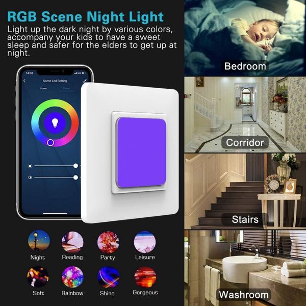 smart home control wifi switch led 1 gang 100v-240v light color dimming rgb colorful wireless app voice for google alexa
smart home control wifi switch led 1 gang 100v-240v light color dimming rgb colorful wireless app voice for google alexa
