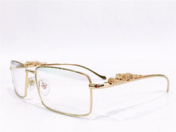 fashion design optical glasses 3645642 square metal frame transparent lens animal legs simple and business style clear eyewear, Black
fashion design optical glasses 3645642 square metal frame transparent lens animal legs simple and business style clear eyewear, Black