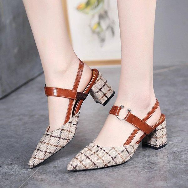 women high heels shoes 2021 spring summer pointed toe thin sandals buckle strap party plus-size 35-39, Black
women high heels shoes 2021 spring summer pointed toe thin sandals buckle strap party plus-size 35-39, Black