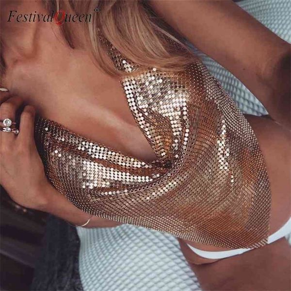 beach tank metal chain summer glitter backless women club sequin bar party wear adjustable crop 210705, White
beach tank metal chain summer glitter backless women club sequin bar party wear adjustable crop 210705, White