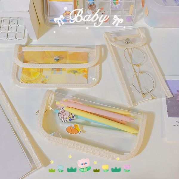 pencil bags yisuremia arrival kawaii pvc transparent storage bag stationery organizer gift school office supplies
pencil bags yisuremia arrival kawaii pvc transparent storage bag stationery organizer gift school office supplies