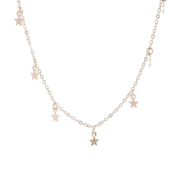 chokers girls jewelry style fashion simple thickened pentagram pendant necklace wild clavicle chain for woman accessories, Golden;silver
chokers girls jewelry style fashion simple thickened pentagram pendant necklace wild clavicle chain for woman accessories, Golden;silver
