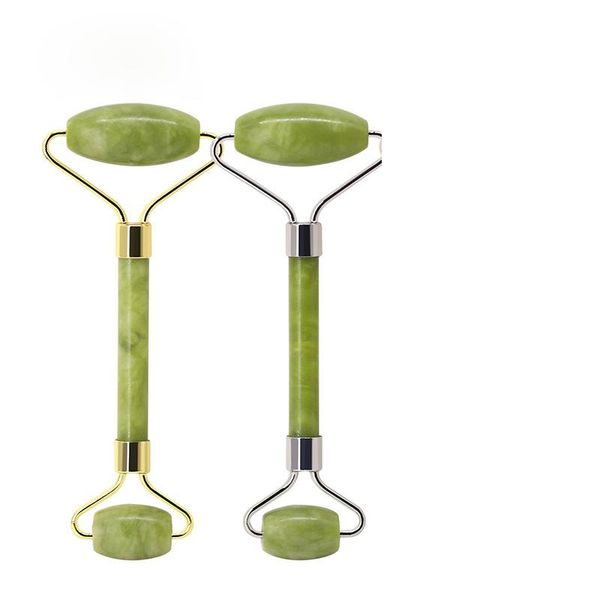 2021 tamax 100% grade a green jade roller facial face neck slimming massager guasha gua sha kits weld metal noise zinc alloy frame
2021 tamax 100% grade a green jade roller facial face neck slimming massager guasha gua sha kits weld metal noise zinc alloy frame