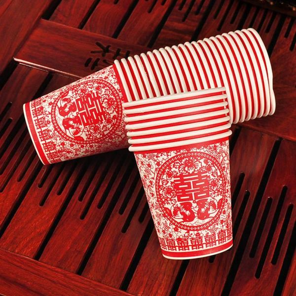 disposable dinnerware 50pcs/set paper cup chinese letter pattern printed lightweight eco-friendly party tableware wedding decor
disposable dinnerware 50pcs/set paper cup chinese letter pattern printed lightweight eco-friendly party tableware wedding decor