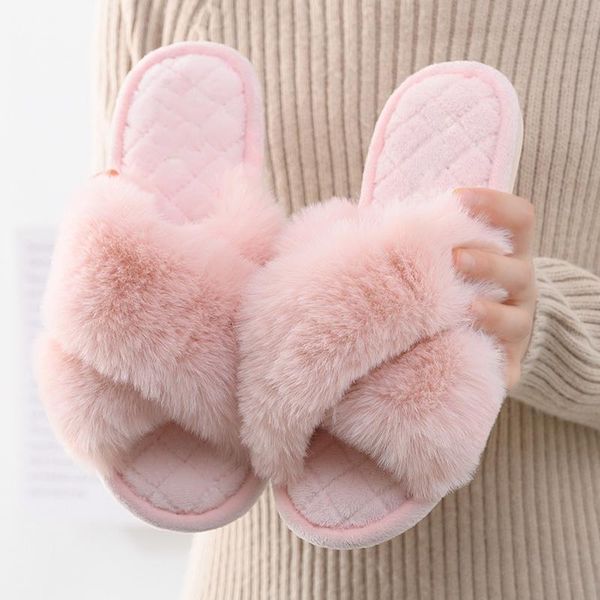 women fur cross slippers house luxury winter soft flat shoes ladies open toe non-slip indoor fluffy, Black
women fur cross slippers house luxury winter soft flat shoes ladies open toe non-slip indoor fluffy, Black