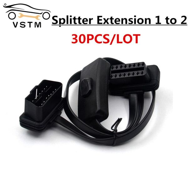 diagnostic tools ly 30pcs/lot obd 2 splitter extension 1 to with switch y cable male two port female elm327 auto scanner tool
diagnostic tools ly 30pcs/lot obd 2 splitter extension 1 to with switch y cable male two port female elm327 auto scanner tool