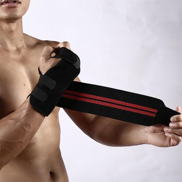 wrist support sports guard protector pressure prevent sprain fitness wristband powerlifting weightlifting strength gym, Black;red
wrist support sports guard protector pressure prevent sprain fitness wristband powerlifting weightlifting strength gym, Black;red