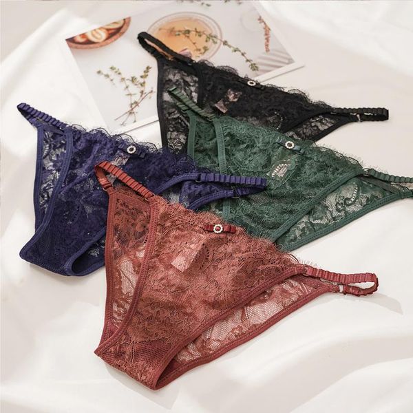 women's panties seamless womens briefs full lace perspective attractive underwear soft comfortable ladies bikini fashion lingeries, Black;pink
women's panties seamless womens briefs full lace perspective attractive underwear soft comfortable ladies bikini fashion lingeries, Black;pink