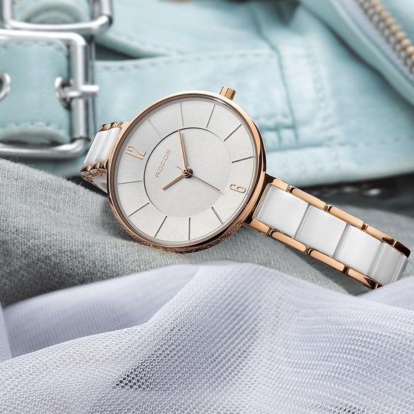 wristwatches rocos women's ceramic quartz watch 3d concave blue dial modern simple fashion waterproof wristwatch small slim lady dress, Slivery;brown
wristwatches rocos women's ceramic quartz watch 3d concave blue dial modern simple fashion waterproof wristwatch small slim lady dress, Slivery;brown